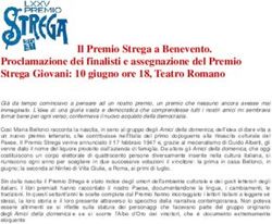 Il Premio Strega a Benevento. Proclamazione dei finalisti e assegnazione del Premio Strega Giovani: 10 giugno ore 18, Teatro Romano - Comune di ...