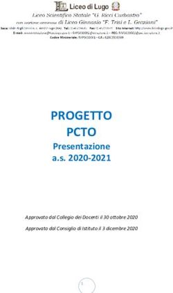 PROGETTO PCTO Presentazione a.s. 2020-2021 - Approvato dal Collegio dei Docenti il 30 ottobre 2020 - liceolugo.it