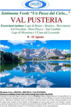 VAL PUSTERIA Settimana Verde "Un Passo dal Cielo - Pepita Viaggi