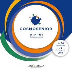Dal 30 Novembre al 2 Dicembre - Palacongressi - CosmoSenior