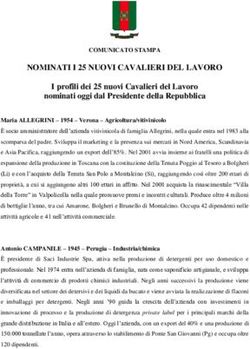 NOMINATI I 25 NUOVI CAVALIERI DEL LAVORO - I profili dei 25 nuovi Cavalieri del Lavoro nominati oggi dal Presidente della Repubblica
