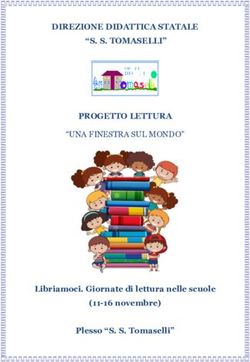 DIREZIONE DIDATTICA STATALE "S. S. TOMASELLI" PROGETTO LETTURA - "UNA FINESTRA SUL MONDO" - SS Tomaselli
