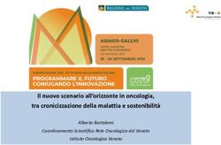 Il nuovo scenario all'orizzonte in oncologia, tra cronicizzazione della malattia e sostenibilità - Alberto Bortolami Coordinamento Scientifico ...