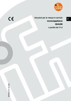 IT Istruzioni per la messa in servizio - moneo|appliance QHA200