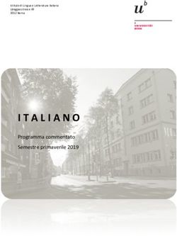 Programma commentato Semestre primaverile 2019 - Istituto di Lingua e Letteratura italiana L&auml;nggassstrasse 49 3012 Berna - Universit&auml;t ...