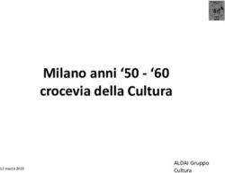 Milano anni '50 - '60 crocevia della Cultura - ALDAI Gruppo - Federmanager Milano