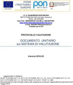 DOCUMENTO UNITARIO sul SISTEMA DI VALUTAZIONE