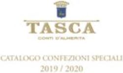 CATALOGO CONFEZIONI SPECIALI 2019 / 2020 - Nicola Zanetti ...