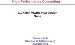 High Performance Computing - Xilinx Vivado HLx Design Suite AA 2018-2019 Gianluca Brilli - Unimore
