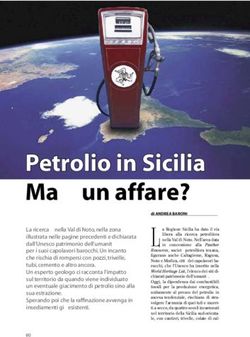 Petrolio in Sicilia Ma &egrave; un affare?