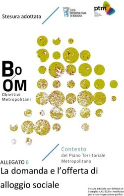 La domanda e l'offerta di alloggio sociale - Stesura adottata