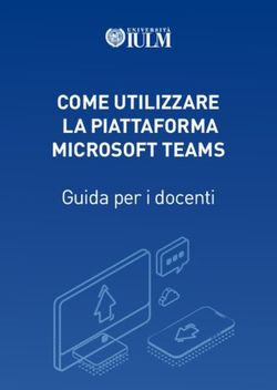 COME UTILIZZARE LA PIATTAFORMA MICROSOFT TEAMS - Guida per i docenti