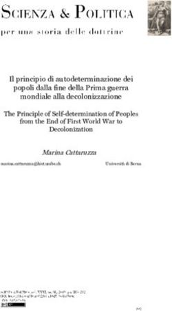 Il principio di autodeterminazione dei popoli dalla fine della Prima guerra mondiale alla decolonizzazione