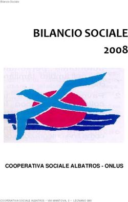 BILANCIO SOCIALE 2008 - COOPERATIVA SOCIALE ALBATROS - ONLUS