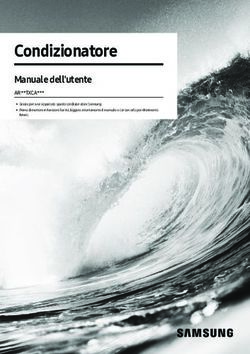 Condizionatore Manuale dell'utente - Certificazione ...