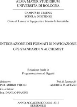 ALMA MATER STUDIORUM UNIVERSIT 'A DI BOLOGNA - AMS Tesi di ...