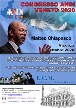 Matteo Chiapasco - Segreteria Organizzativa A.N.D.I Veneto - Dipartimento Regione Veneto Via Pellizzo, 14/d - 35128 Padova E-mail ...
