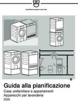Guida alla pianificazione - Casa unifamiliare e appartamenti Apparecchi per lavanderia - V-Zug AG