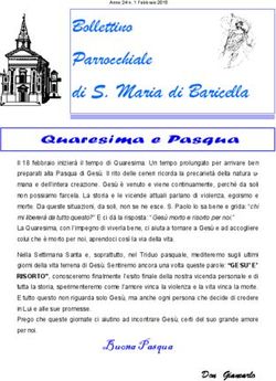 Di S. Maria di Baricella - Bollettino Parrocchiale