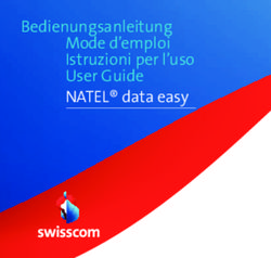 Bedienungsanleitung Mode d'emploi Istruzioni per l'uso User Guide NATEL data easy