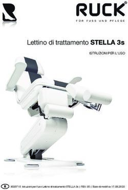 Lettino di trattamento STELLA 3s - Hellmut Ruck