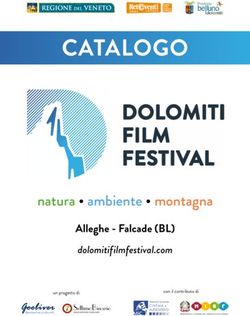 CATALOGO - natura ambiente montagna Alleghe - Falcade (BL) - Dolomiti Film Festival