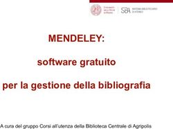 MENDELEY: software gratuito per la gestione della bibliografia - A cura del gruppo Corsi all'utenza della Biblioteca Centrale di Agripolis