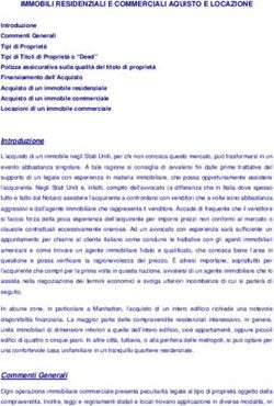 IMMOBILI RESIDENZIALI E COMMERCIALI AQUISTO E LOCAZIONE