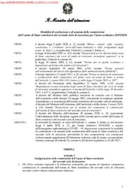 Il Ministro dell'istruzione - Miur