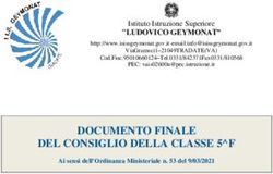 DOCUMENTO FINALE DEL CONSIGLIO DELLA CLASSE 5 F