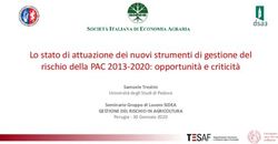 Lo stato di attuazione dei nuovi strumenti di gestione del rischio della PAC 2013-2020: opportunit&agrave; e criticit&agrave; - GESTIONE DEL RISCHIO IN ...