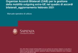 Organizer Accordi Bilaterali (OAB) per la gestione della mobilità outgoing extra-UE nel quadro di accordi bilaterali_aggiornamento febbraio 2021 ...