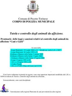 Tutela e controllo degli animali da affezione.