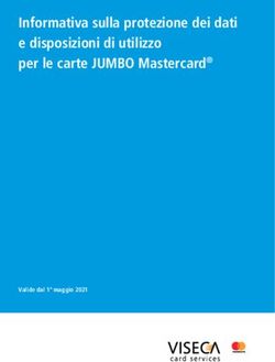 Informativa sulla protezione dei dati e disposizioni di utilizzo per le carte JUMBO Mastercard