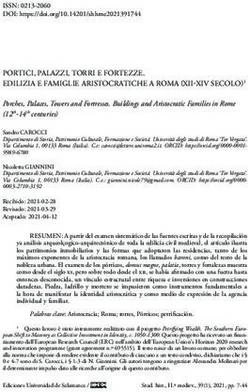PORTICI, PALAZZI, TORRI E FORTEZZE. EDILIZIA E FAMIGLIE ARISTOCRATICHE A ROMA (XII-XIV SECOLO)1