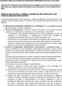 ALLEGATO 2-BIS ALLO SCHEMA DI CAPITOLATO APPROVATO CON D.M. 29.01.2021