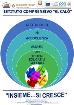 Di ISTITUTO COMPRENSIVO "G. CALÒ" - PROTOCOLLO - calo