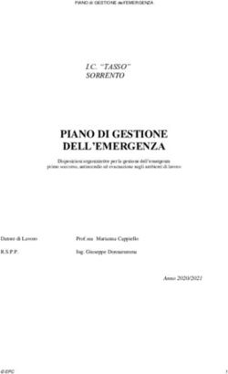 PIANO DI GESTIONE DELL'EMERGENZA - Istituto Comprensivo ...