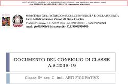 DOCUMENTO DEL CONSIGLIO DI CLASSE A.S.2018-19 - Liceo Artistico Russoli