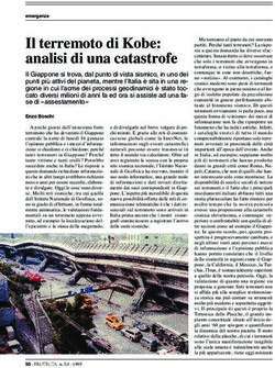 Il terremoto di Kobe: analisi di una catastrofe - PROTECTAweb