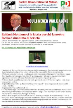 Epifani: Mettiamoci la faccia perch&eacute; la nostra faccia &egrave; sinonimo di seriet&agrave;
