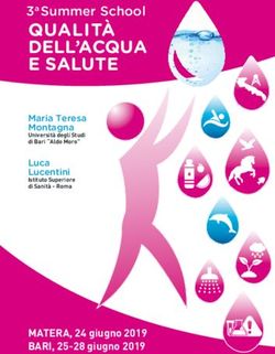 QUALIT&Agrave; DELL'ACQUA E SALUTE - 3a Summer School - MATERA, 24 giugno 2019 BARI, 25-28 giugno 2019 - UniBa