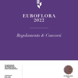 EUROFLORA 2022 Regolamento & Concorsi