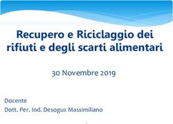 Recupero e Riciclaggio dei rifiuti e degli scarti alimentari - 30 Novembre 2019 Docente Dott. Per. Ind. Desogus Massimiliano - Eppi