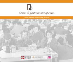 RO FAME di LAVO Storie di gastronomie operaie - Consiglio regionale del Piemonte