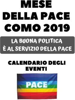 LA BUONA POLITICA &Egrave; AL SERVIZIO DELLA PACE - Medici con l'Africa Cuamm