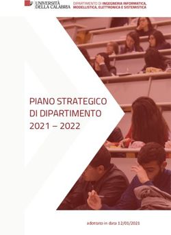 PIANO STRATEGICO DI DIPARTIMENTO 2021 - 2022 - LOGO DIPARTIMENTO - UNICAL Dimes
