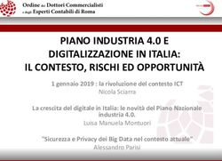 PIANO INDUSTRIA 4.0 E DIGITALIZZAZIONE IN ITALIA: IL CONTESTO, RISCHI ED OPPORTUNITÀ - ODCEC Roma