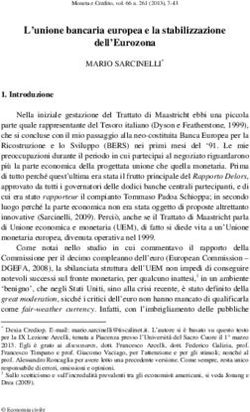 L'unione bancaria europea e la stabilizzazione dell'Eurozona