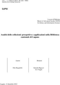 Analisi delle collezioni: prospettive e applicazioni nella Biblioteca cantonale di Lugano - Lavoro di Diploma Master of Advanced Studies SUPSI In ...
